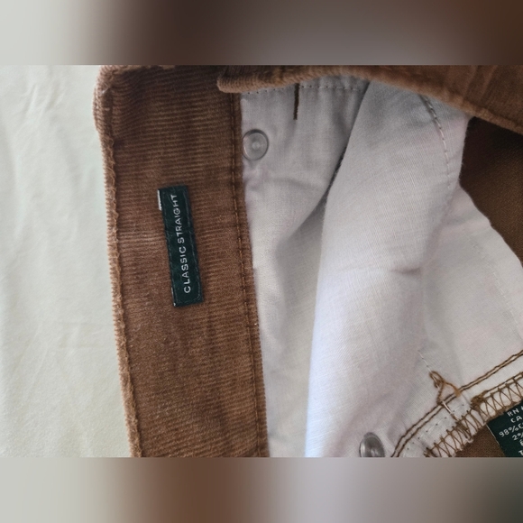 Ralph Lauren Womens Brown Corduroy Pants - Picture 6 of 10